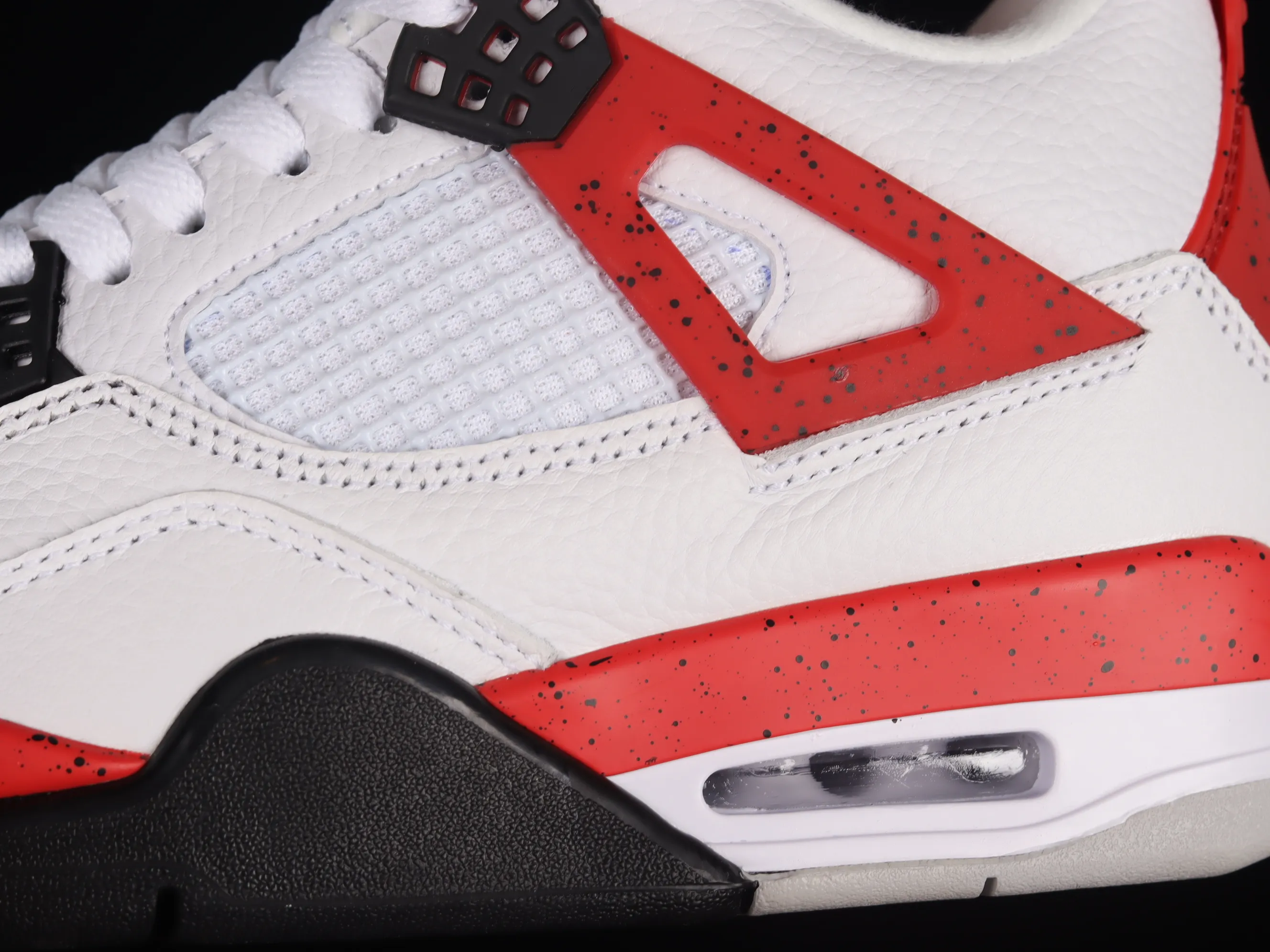 All categories Air Jordan Jordan series basketball shoes Air Jordan 4 Air Jordan 4 Red "Cement" AJ4 Joe 4 red cement reverse flame red DH6927-161